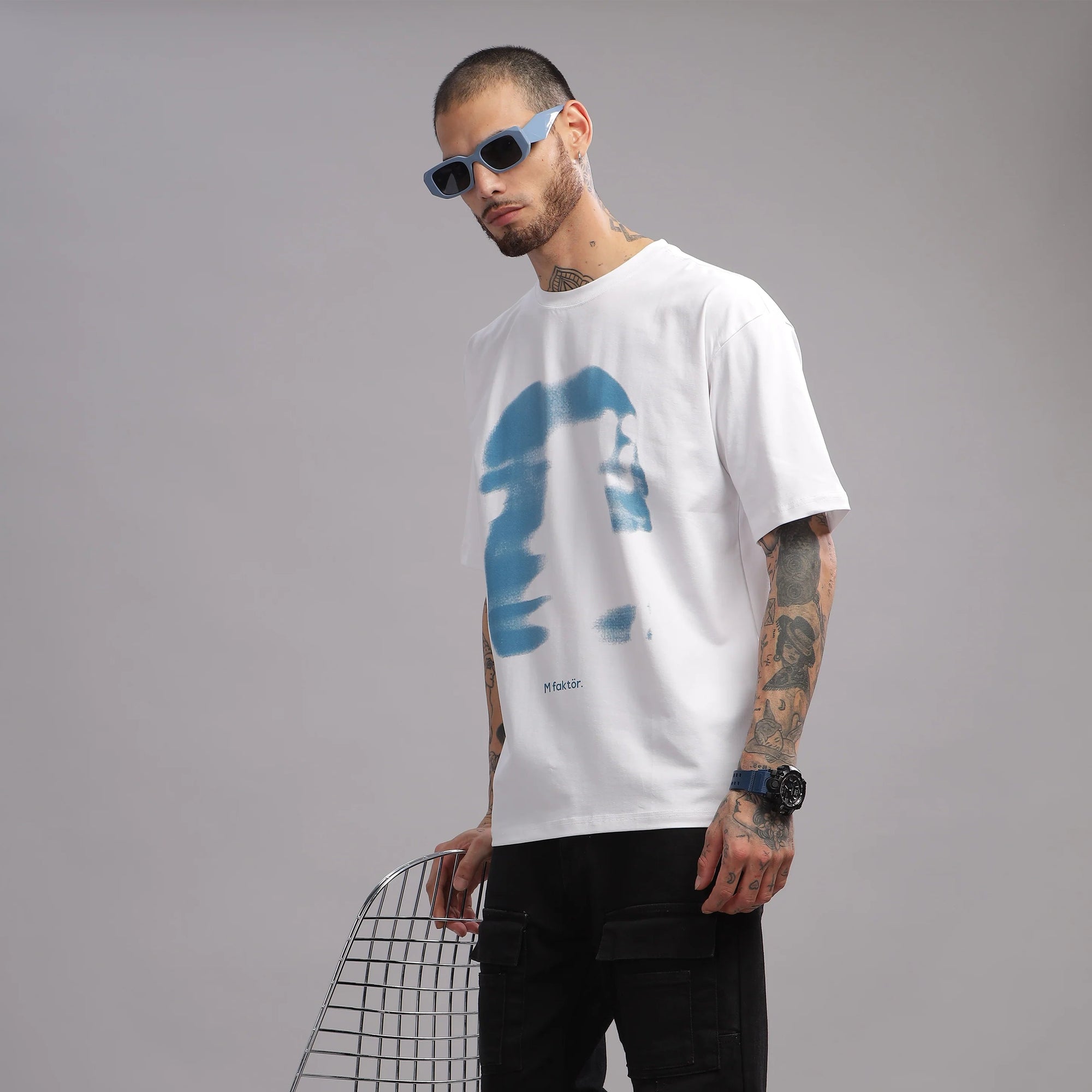 M FAKTÖR Shadow Oversized T-Shirt - PERFÝ