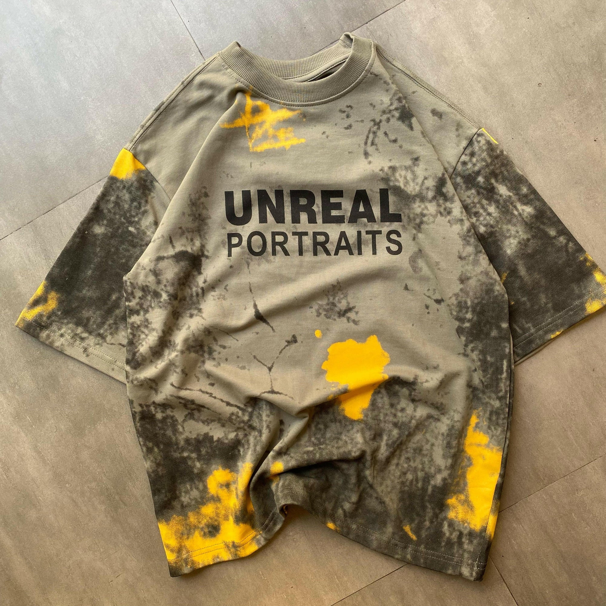 UNREAL PORTRAITS - HALF SLEEVES DROP SHOULDER TEES - PERFÝ