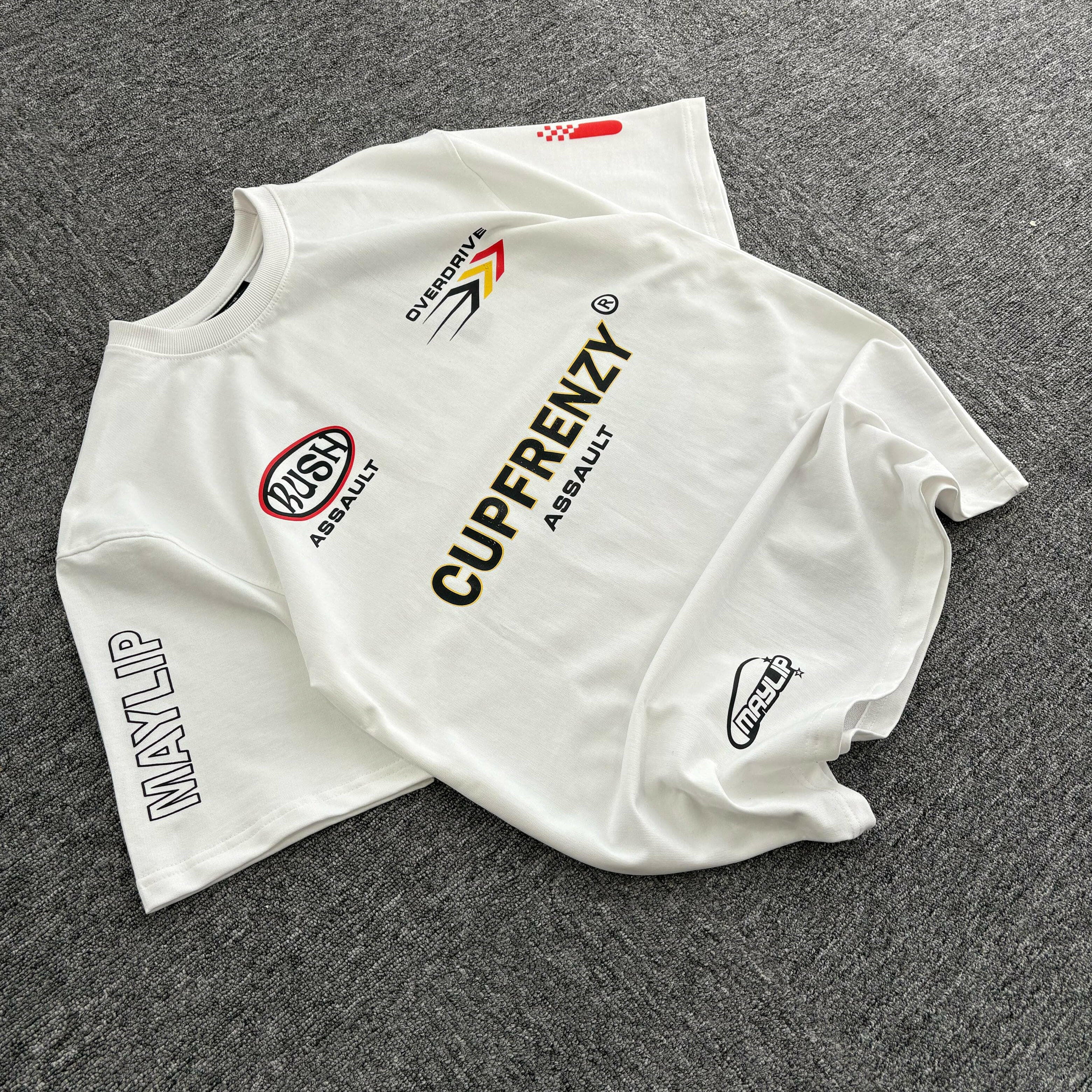 23 Speedway Racing Graphic - Bold White Edition Unisex Tee - PERFÝ