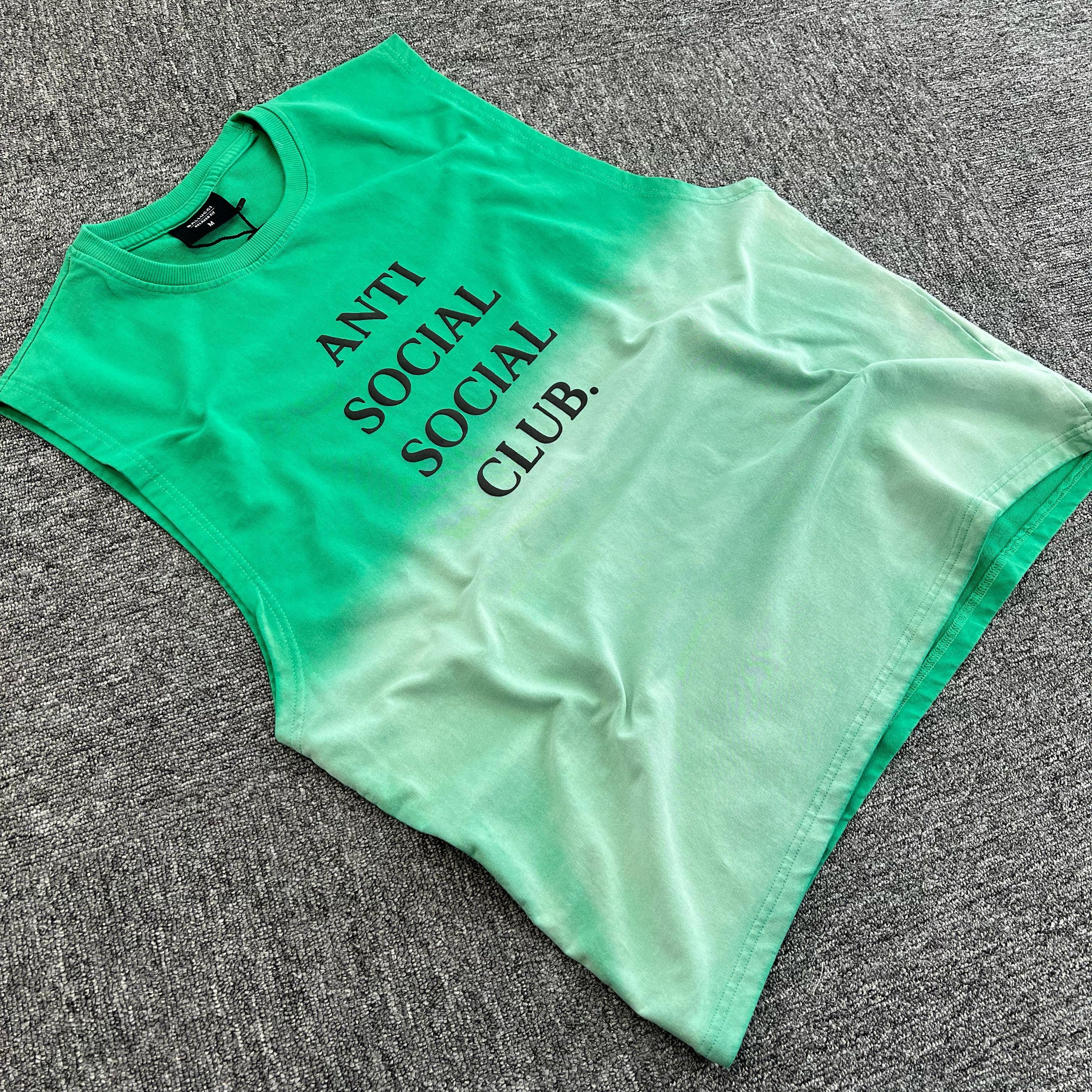 Anti Social Club Tank Top - Purple & Green Duo