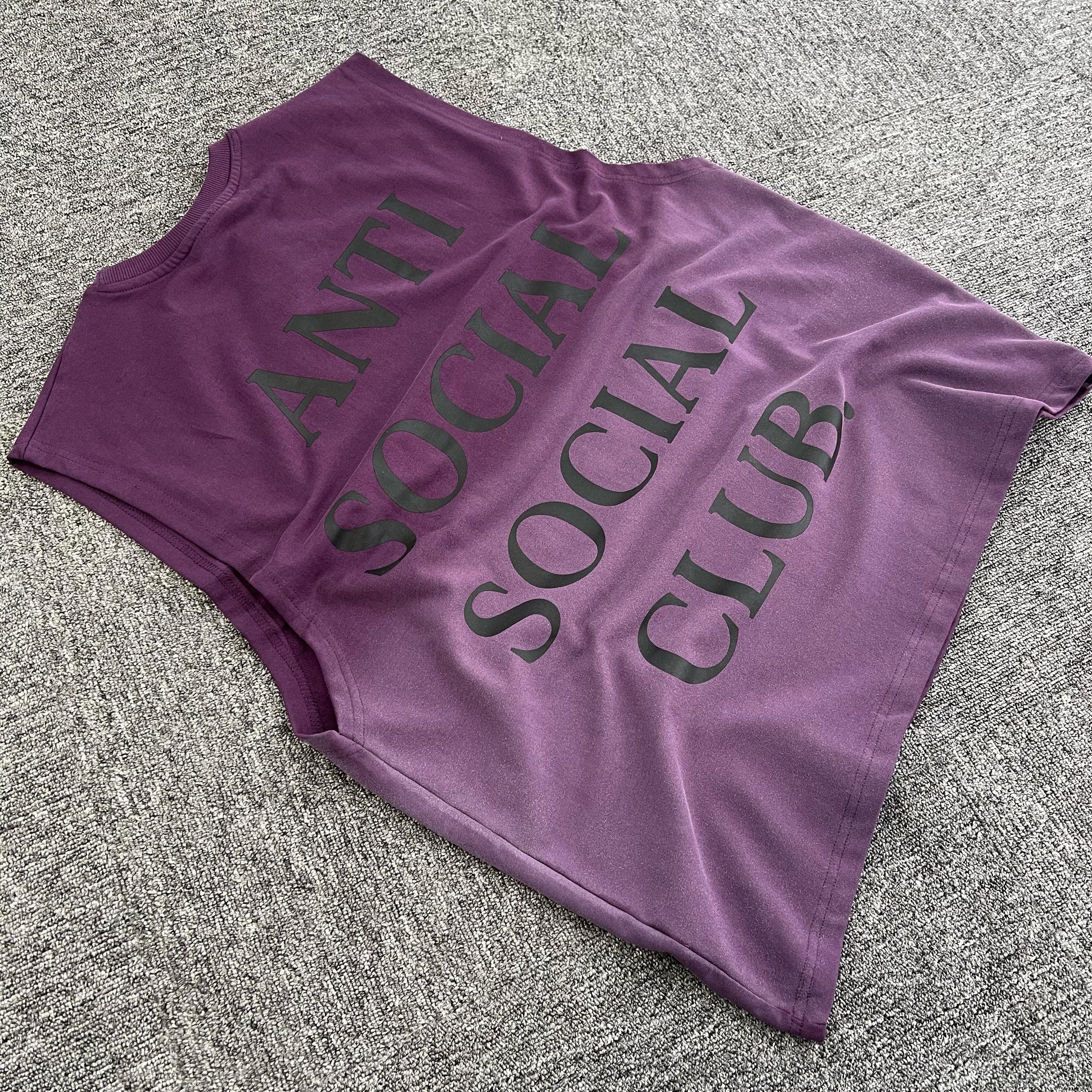 Anti Social Club Tank Top - Purple & Green Duo - PERFÝ