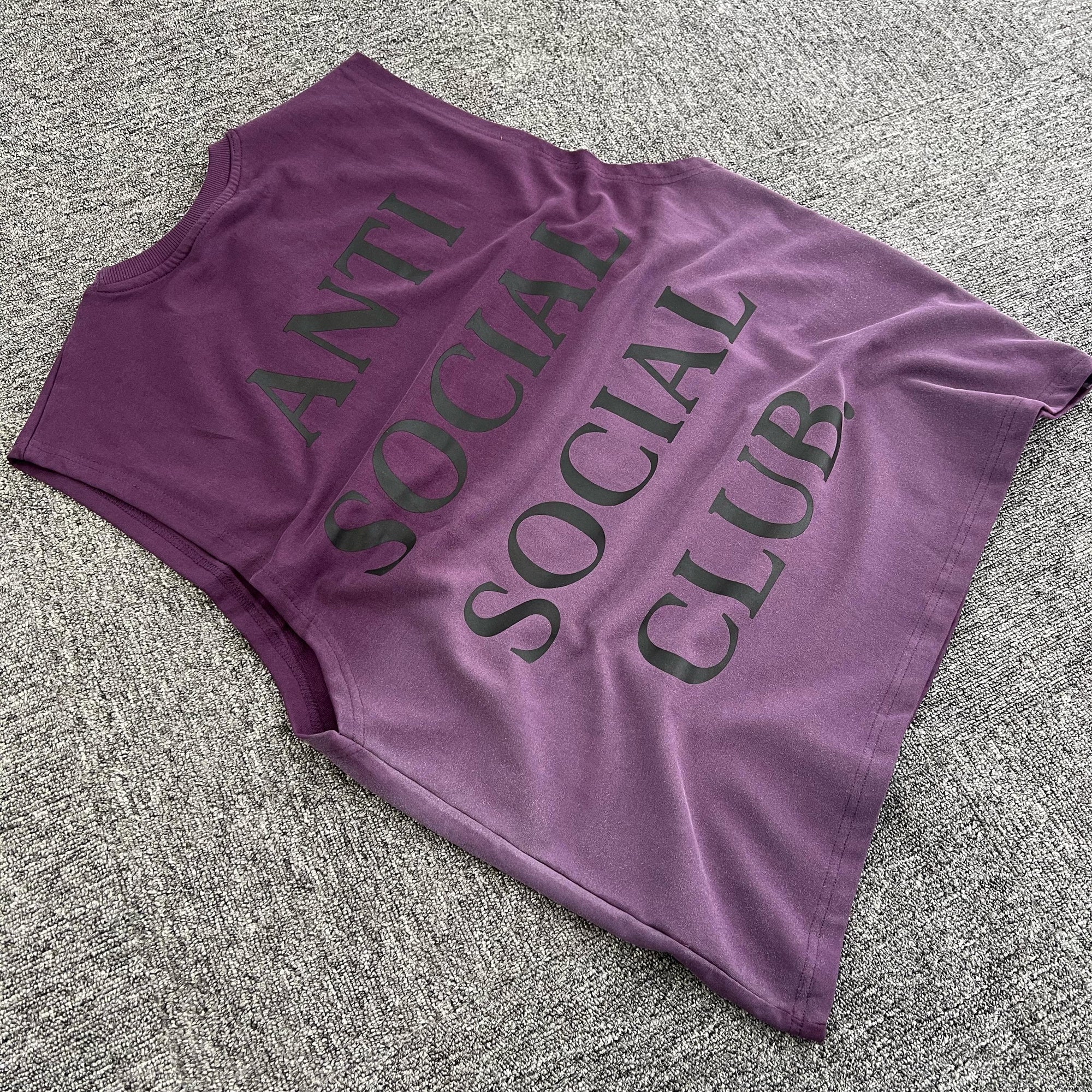Anti Social Club Tank Top - Purple & Green Duo - PERFÝ