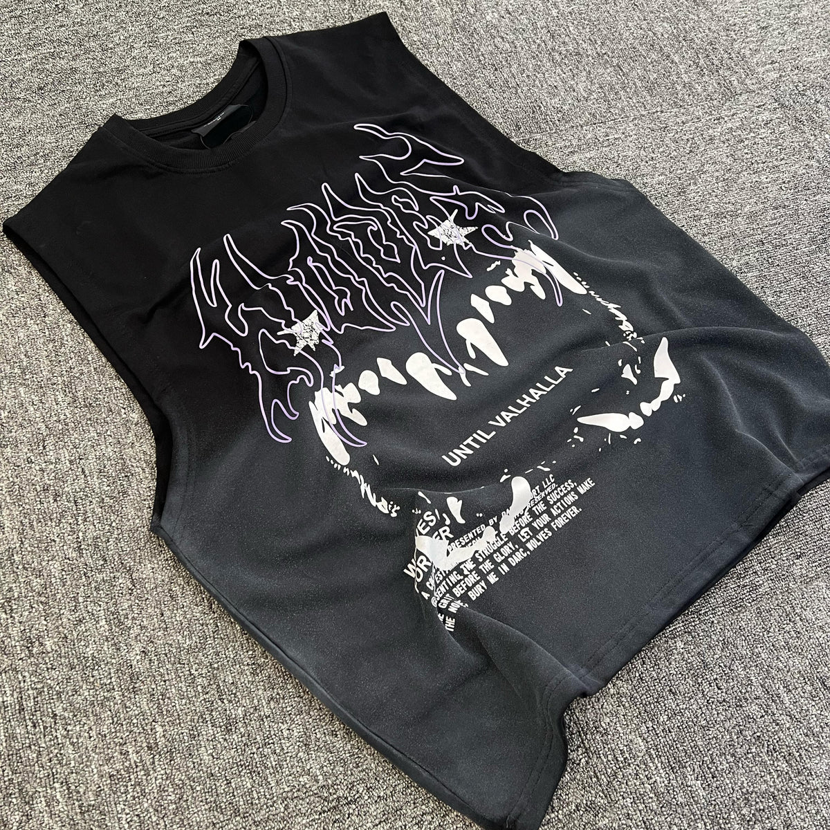 Until Valhalla Tank Top - Black Gothic Edition