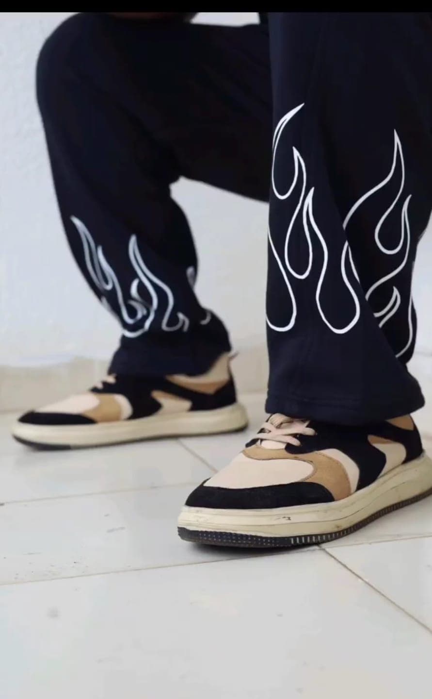 PERFÝ “White Flame” Unisex Track Pant – Limited Edition Drop - PERFÝ