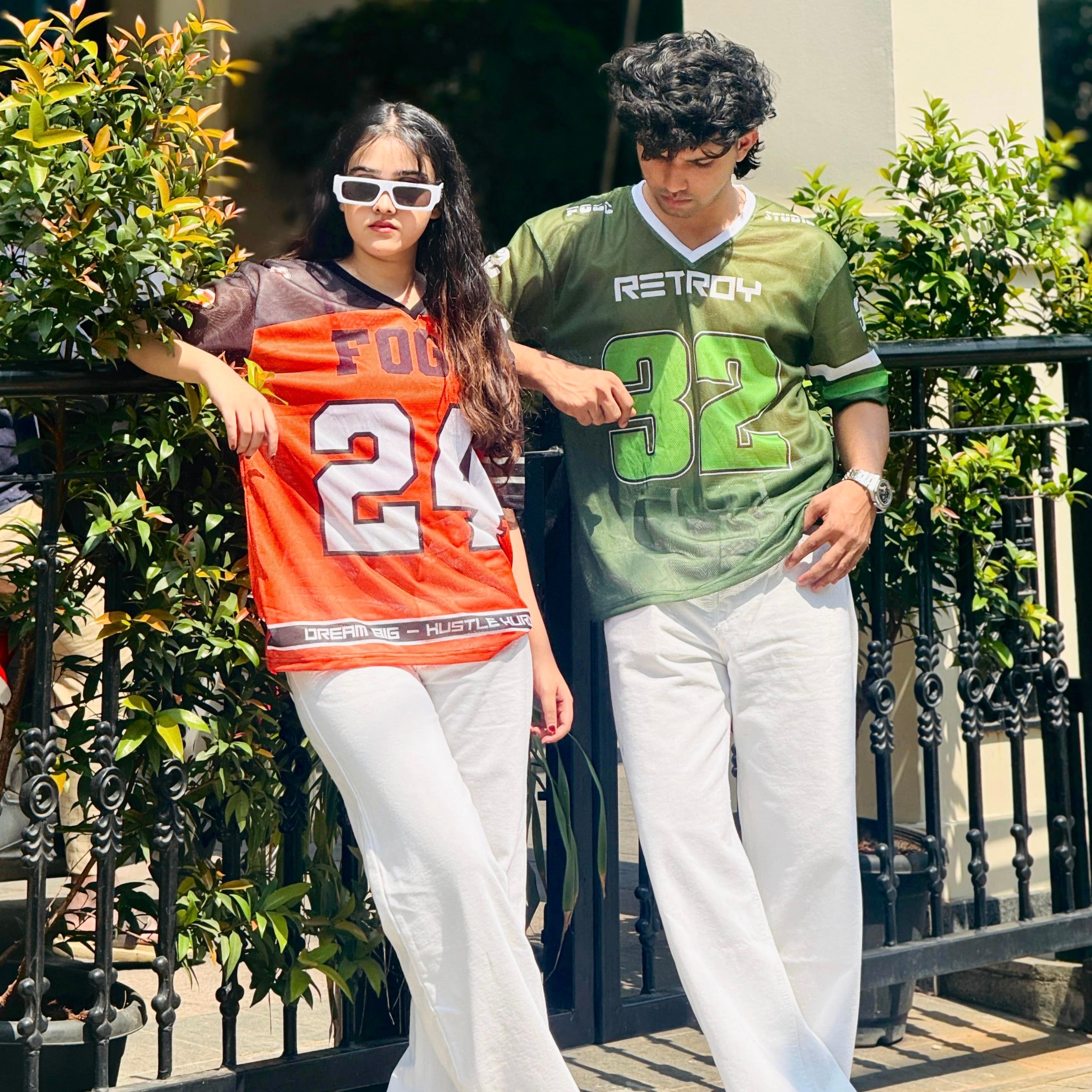 Oversize “Retro Hustle” Mesh Varsity Tees – Limited Unisex Drop Shoulder - PERFÝ