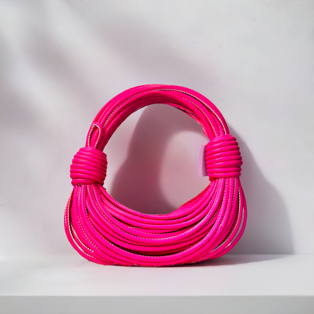 Trendy Handbag –  Stylish Pink Wire Bag - PERFÝ