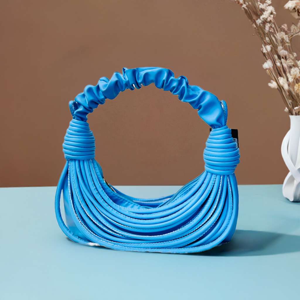 Luxury Quilted Wire Hand Bag – Elegant PU Leather Handbag for Women - PERFÝ